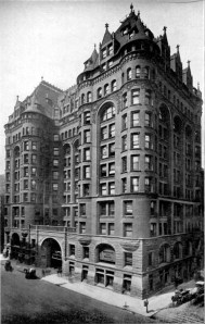 Woman's Temple, Burnham & Root, 1892.  La Salle & Monroe, demolished, 1926.